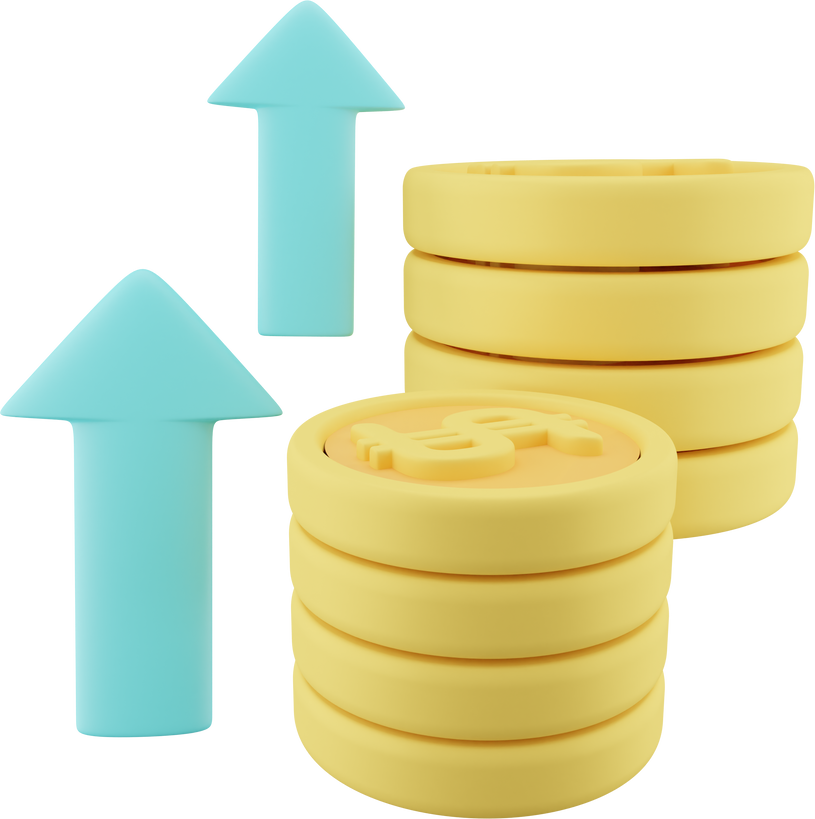 Finance Growth 3d Icon